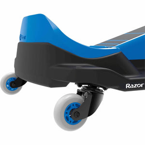 Razor Crazy Cart Shift electric go cart in blue